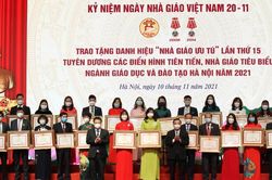 Nhiều điểm mới trong xét tặng 'Nhà giáo nhân dân', 'Nhà giáo ưu tú'