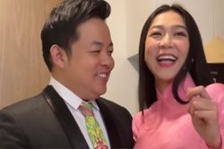 Xuất hiện hình ảnh Hà Thanh Xuân và Quang Lê đã tổ chức lễ ăn hỏi tại Mỹ?