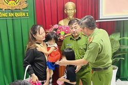 Công an TPHCM đã giải cứu an toàn hai bé gái 'mất tích' ở phố đi bộ Nguyễn Huệ
