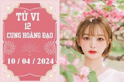Tử vi vui 12 cung hoàng đạo ngày 10/4: Bạch Dương thuận lợi, Xử Nữ chậm trễ