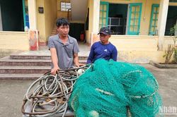 Các vụ vi phạm khai thác thủy sản trên biển Thái Bình vẫn chưa chấm dứt