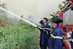 Không để cháy lan, cháy lớn tại khu vực Nông trường 402