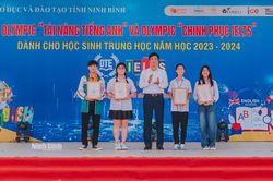 Tổng kết và trao giải Olympic 'Tài năng tiếng Anh' và Olympic 'Chinh phục IELTS' dành cho học sinh trung học năm học 2023-2024