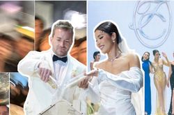 Đám cưới Minh Tú: Dàn hậu catwalk, Thùy Tiên bắt hoa cưới và loạt chi tiết thú vị