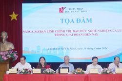 Học viện Tư pháp tổ chức Tọa đàm về nâng cao bản lĩnh chính trị, đạo đức nghề nghiệp luật sư