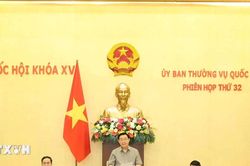 Khai mạc Phiên họp thứ 32 của Ủy ban Thường vụ Quốc hội tại Hà Nội