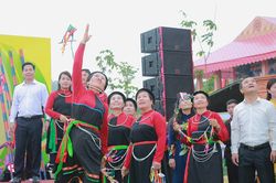 Tái hiện trò chơi dân gian truyền thống tại Lễ hội Đền Hùng