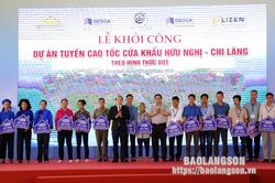 Thủ tướng phát lệnh khởi công tuyến cao tốc cửa khẩu Hữu Nghị - Chi Lăng