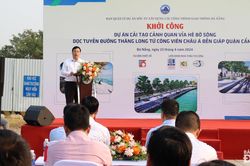 Khởi công công trình Cải tạo cảnh quan vỉa hè, bờ sông dọc đường Thăng Long