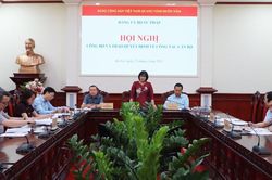 Trao Quyết định tham gia Ban Chấp hành Đảng bộ Bộ Tư pháp cho ông Đỗ Xuân Quý