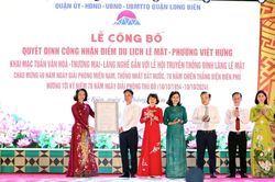 Lệ Mật được công nhận là điểm du lịch của Hà Nội