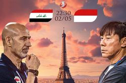 Lịch thi đấu bóng đá hôm nay 2/5: Trực tiếp U23 Indonesia vs U23 Iraq