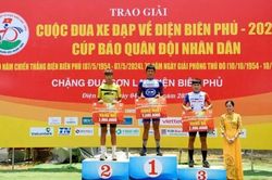 Hoàn thành chặng đua thứ 4 cuộc đua xe đạp 'Về Điện Biên Phủ 2024'