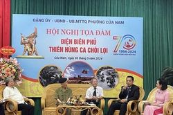 Phường Cửa Nam hướng về Điện Biên Phủ