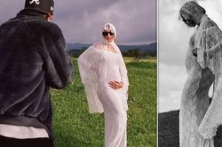 Justin Bieber chuẩn bị đón con đầu lòng, Hailey khoe bụng bầu trong bộ váy cưới