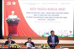 Đồng chí Đào Duy Tùng: Người cộng sản kiên trung