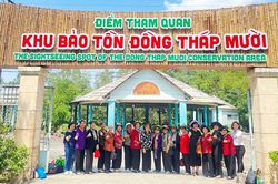 Sức sống mới trên Điểm tham quan Khu bảo tồn Đồng Tháp Mười