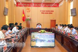 Hội nghị trực tuyến về công tác phòng, chống thiên tai và tìm kiếm cứu nạn năm 2024