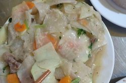 Su hào xào bột