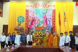 Đoàn đại biểu các tổ chức đoàn thể chính trị - xã hội và các tổ chức tôn giáo thăm, chúc mừng Đại lễ Phật đản Phật lịch 2568 - Dương lịch 2024