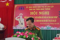 Xây dựng tuyến đường kiểu mẫu an toàn giao thông trên Quốc lộ 1 đoạn qua Cai Lậy