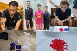 Bắt 5 đối tượng mua bán ma túy tổng hợp trên địa bàn TP Thanh Hóa