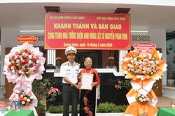 Bàn giao công trình tu bổ, tôn tạo nhà tưởng niệm anh hùng liệt sĩ Nguyễn Phan Vinh