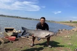 Câu được cá trắm đen 'khủng' hơn 36 kg ở hồ nước đẹp nhất Buôn Ma Thuột