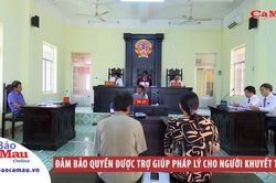 Đảm bảo quyền được TGPL cho người khuyết tật
