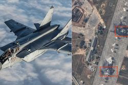 Ảnh vệ tinh 3 tiêm kích Nga ở Crimea bị Ukraine phá hủy