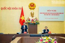 Hội nghị giữa Đảng Đoàn Quốc hội và Ban cán sự Đảng Chính phủ