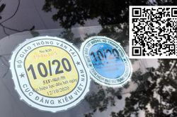 Người dân có thể thanh toán phí kiểm định, phí đường bộ ôtô qua mã QR