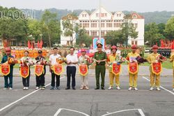 9 đội tham gia Hội thi nghiệp vụ chữa cháy và cứu nạn, cứu hộ