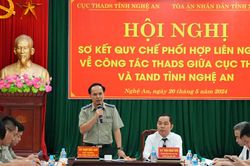 Tiếp tục triển khai hiệu quả quy chế phối hợp liên ngành giữa Cục Thi hành án dân sự tỉnh và Tòa án nhân dân tỉnh