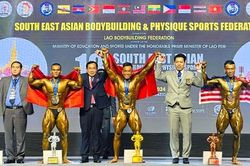 Thể hình Việt Nam xếp hạng nhất toàn đoàn Giải vô địch Đông Nam Á 2024