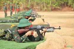 Trung đoàn Gia Định (Bộ tư lệnh TP Hồ Chí Minh) huấn luyện kỹ thuật chiến đấu bộ binh đạt kết quả tốt