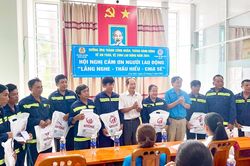 Liên đoàn Lao động huyện Chợ Mới tổ chức Hội nghị cảm ơn người lao động