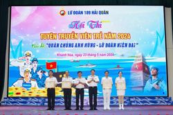 Lữ đoàn 189 tổ chức Hội thi Tuyên truyền viên trẻ