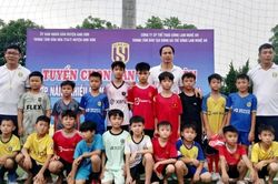 Nhi đồng Anh Sơn quyết tâm vượt qua vòng bảng Giải Bóng đá Thiếu niên - Nhi đồng Cúp Báo Nghệ An năm 2024