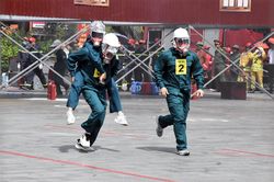 160 vận động viên tranh tài tại hội thi nghiệp vụ an toàn phòng cháy chữa cháy