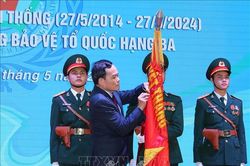 Cục Gìn giữ hòa bình Việt Nam đón nhận Huân chương Bảo vệ Tổ quốc hạng Ba