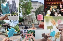 Quảng bá du lịch qua những cây kem hình Tháp Rùa, Nhà thờ Lớn, chùa Một Cột