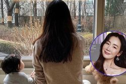 Sao phim 'Bản tình ca mùa Đông' Choi Ji Woo chia sẻ sâu sắc về việc làm mẹ muộn
