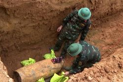 Quảng Bình: Hủy an toàn quả bom lớn còn nguyên kíp nổ