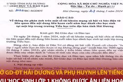 Báo cáo mới nhất về vụ 'học sinh lớp 1 không được ăn liên hoan'