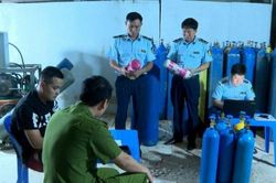Vĩnh Phúc: Phạt 100 triệu đồng cơ sở sang chiết khí N2O trái phép