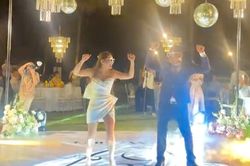 Bố ruột như dancer thực thụ, nhảy không ngừng trong đám cưới của con gái