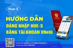 Chuyển đổi phương thức đăng nhập Hue-S bằng VNeID từ 30/5