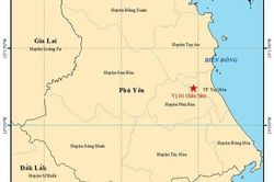 Động đất ở Phú Yên