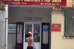Bắt giữ đối tượng mang tuýp sắt vào trụ sở Công an phường đập phá
